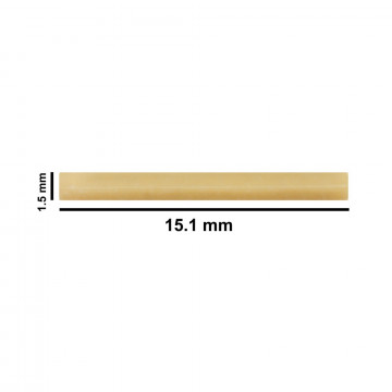 Bel-Art Spinbar® Teflon® Micro (Flea) Magnetic Stirring Bar; 15.1 x 1.5mm, Yellow