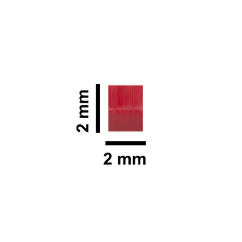 Bel-Art Spinbar® Teflon® Micro (Flea) Magnetic Stirring Bar; 2 x 2mm, Red