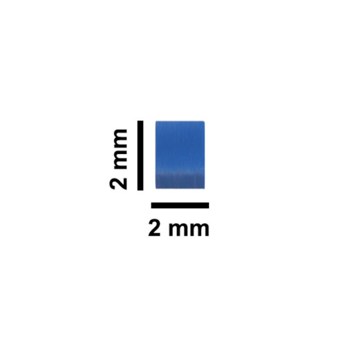 Bel-Art Spinbar® Teflon® Micro (Flea) Magnetic Stirring Bar; 2 x 2mm, Blue