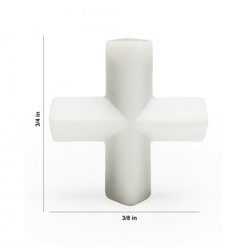 Bel-Art Spinplus® Teflon® Magnetic Stirring Bar; 19.1 x 9.5mm, White
