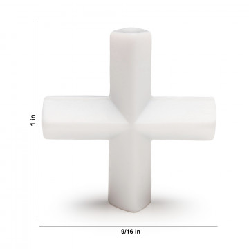 Bel-Art Spinplus® Teflon® Magnetic Stirring Bar; 25.4 x 14.3mm, White