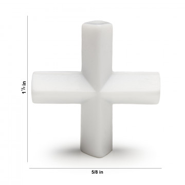 Bel-Art Spinplus® Teflon® Magnetic Stirring Bar; 38.1 x 15.8mm, White