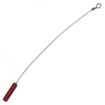 Bel-Art Spinbar® Flexible Teflon® Magnetic Stirring Bar Retriever; 13 in. Length, 12.5 x 53mm, Red