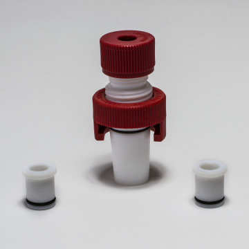 Bel-Art Safe-Lab Stirrer Bearing for 24/40 Tapered Joints with Stopper-Loc Nut, PTFE