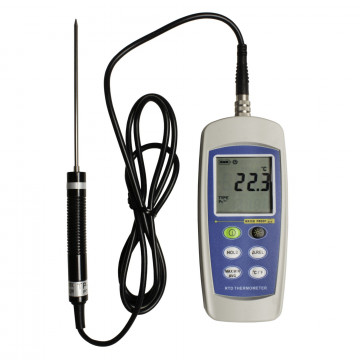 Bel-Art H-B DURAC RTD Electronic Thermometer, -100 to 300C (-148 to 572F), PT100 Probe