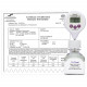 Bel-Art H-B Frio-Temp Calibrated Electronic Verification Lollipop Stem Thermometer for Refrigerators, Incubators and General Applications; 0/70C (32/158F)