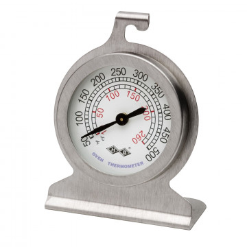 Bel-Art H-B DURAC Bi-Metallic Oven Thermometer; 10 to 260C (50 to 500F)