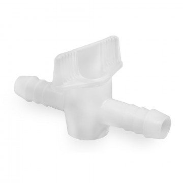 Bel-Art 2-Piece Stopcock for ½ in. Tubing; Polyethylene