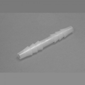 Bel-Art Straight Tubing Connectors for ³⁄₁₆ in. Tubing; Polypropylene (Pack of 12)