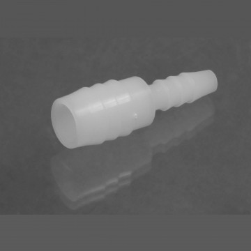 Bel-Art Stepped Tubing Connectors for ¼ in. to ½ in. Tubing; Polypropylene (Pack of 12)