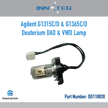 INNOTEG Deuterium lamp, compatible with Diode Array Detectors G1315C/D and Multiple Wavelength Detectors G1365C/D