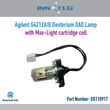 INNOTEG Deuterium lamp, suitable for the Diode Array Detector G4212A/B equipped with a cartridge flow cell with maximum light intensity