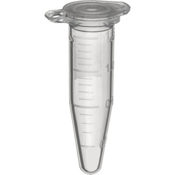 Labcon 1.7 mL SuperClear® Microcentrifuge Tubes with Attached Caps, Resealable Bags, Sterile (500pcs x 10 packs)