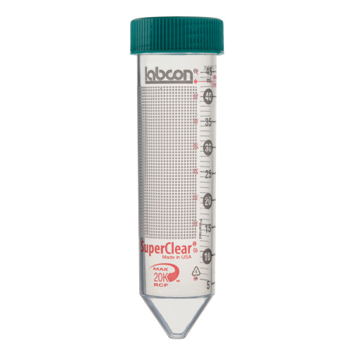 Labcon 50 mL SuperClear® Centrifuge Tubes, 50 per Bag, Sterile (50pcs x 10 packs)