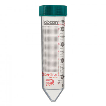 Labcon 50 mL SuperClear® Centrifuge Tubes with Plug Style Caps, 50 per Bag (50pcs x 10 packs)