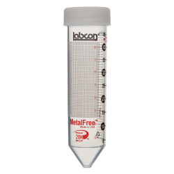 Labcon 50 mL MetalFree™ Centrifuge Tubes with Flat Caps, 50 per Bag, Sterile (50pcs x 10 bags)