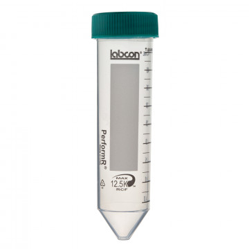 Labcon 50 mL PerformR® Centrifuge Tubes, 25 per Rack, Sterile (25pcs x 12 packs)