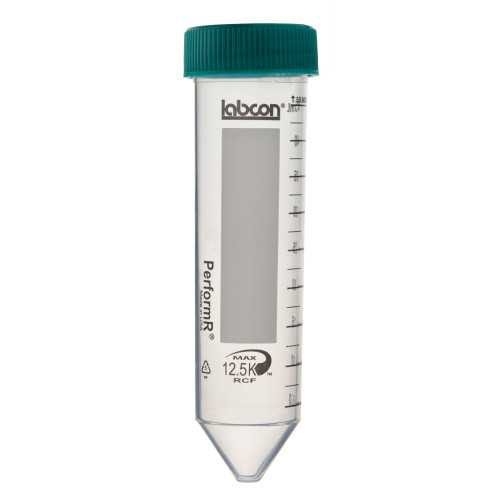 Labcon 50 mL PerformR® Centrifuge Tubes, 50 per Bag, Sterile (50pcs x 10 packs) Labcon 50 mL PerformR® Centrifuge Tubes, 50 per Bag, Sterile (50pcs x 10 packs)