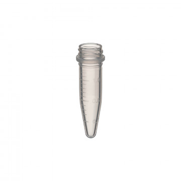 Labcon SuperClear® 1.5 mL Screw Cap Microcentrifuge Tubes with Elastomeric Caps, in Resealable Bags (500pcs x 10 packs)