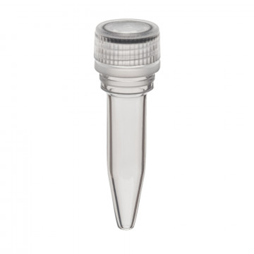 Labcon SuperClear® 0.5 mL Screw Cap Microcentrifuge Tubes with Caps, Sterile (500pcs x 10 packs)