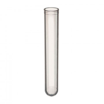 Labcon SuperClear® 12x75 mm Culture Tubes with Dual Position Caps, Polystyrene, 125 per Bag, Sterile (125pcs x 8 packs)