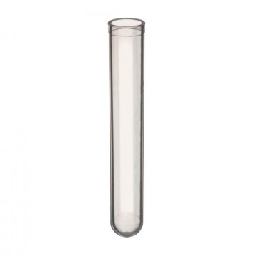 Labcon SuperClear® 12x75 mm Culture Tubes with Dual Position Caps, Polypropylene, 125 per Bag, Sterile (125pcs x 8 packs)