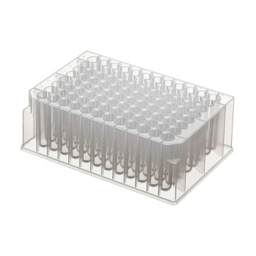 Labcon PurePlus® 2.0 mL 96 Well Deep Well Plates with Round Wells and Conical Bottom, Autoclavable (5pcs x 10packs)