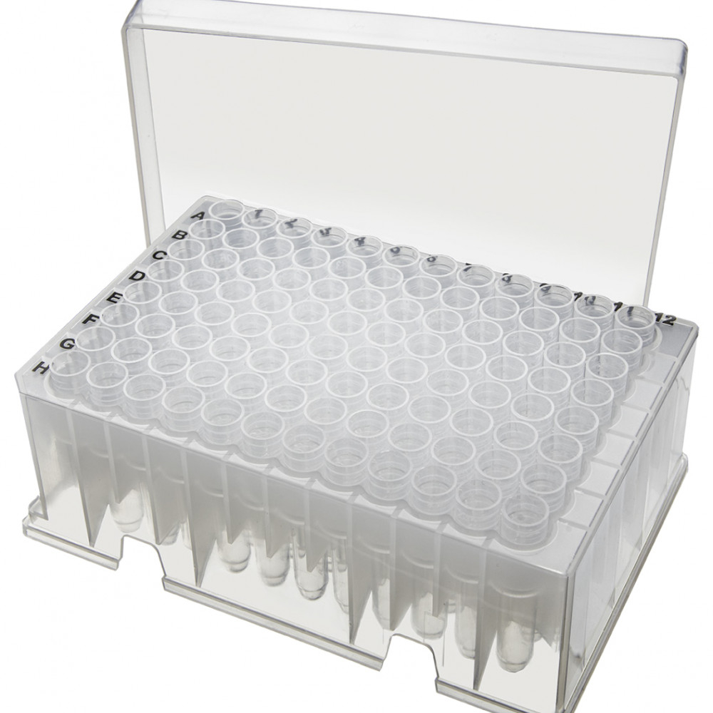 Labcon PurePlus® 1.2 mL Sample Library Tubes, Individual Tubes, in 96