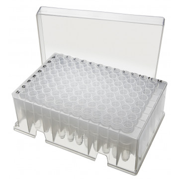 Labcon PurePlus® 1.2 mL Sample Library Tubes, In Strips of 8, in 96 Racks, Sterile (96pcs x 10racks x 10packs)