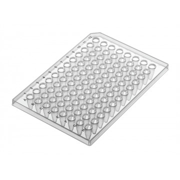 Labcon PurePlus® 0.2 mL 96 Well PCR Plates with Half Skirt for ABI® Thermocyclers, Includes Barcode (10pcs x 10packs)