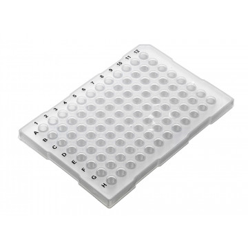 Labcon PurePlus® 0.1 mL 96 Well Low Profile PCR Plates with Half Skirt for Popular Thermocyclers (10pcs x 10packs)