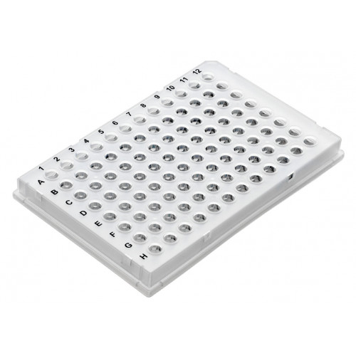 Labcon PurePlus® 0.1 mL 96 Well Low Profile PCR Plates with Full Skirt for Popular Thermocyclers, Natural Color (10pcs x 10packs)