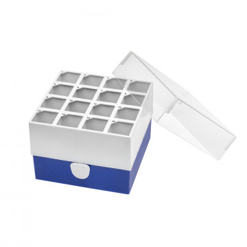 Labcon 16 Place Storage Box for 50 mL Centrifuge Tubes, Autoclavable (2pcs x 1 pack)