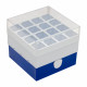 Labcon 16 Place Storage Box for 50 mL Centrifuge Tubes, Autoclavable (2pcs x 1 pack)