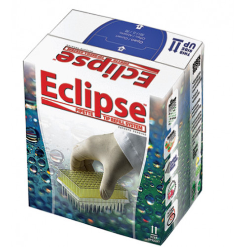 Labcon Eclipse™ 10 uL Pipet Tips with Tubegard™, in Eclipse™ Mini Refills (672pcs x10 packs)