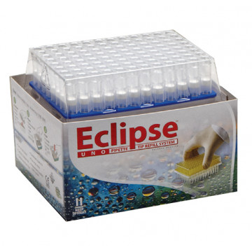 Labcon ZAP™ 10 uL Aerosol Filter Pipet Tips with TubeGard™, in Eclipse™ UNO Refills, Sterile (960pcs x 5 packs)