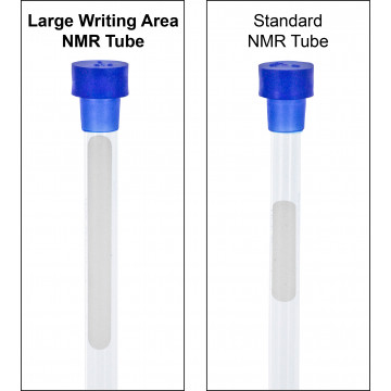 Wilmad 5mm Large Writing Area High Throughput NMR Tubes w/ Caps, 7"L, 100 Pk